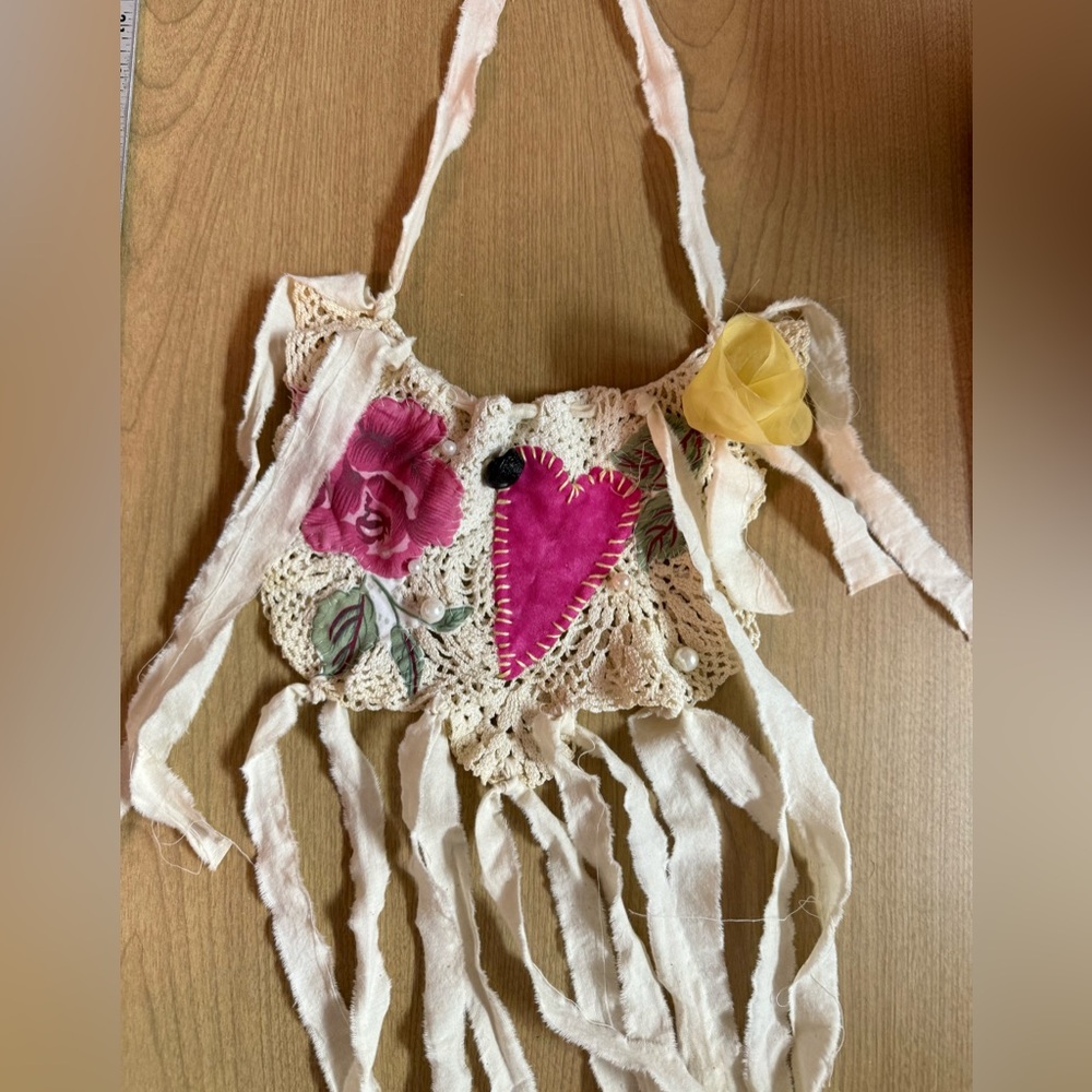 Hand Designed Boho Style Necklace With Fringe